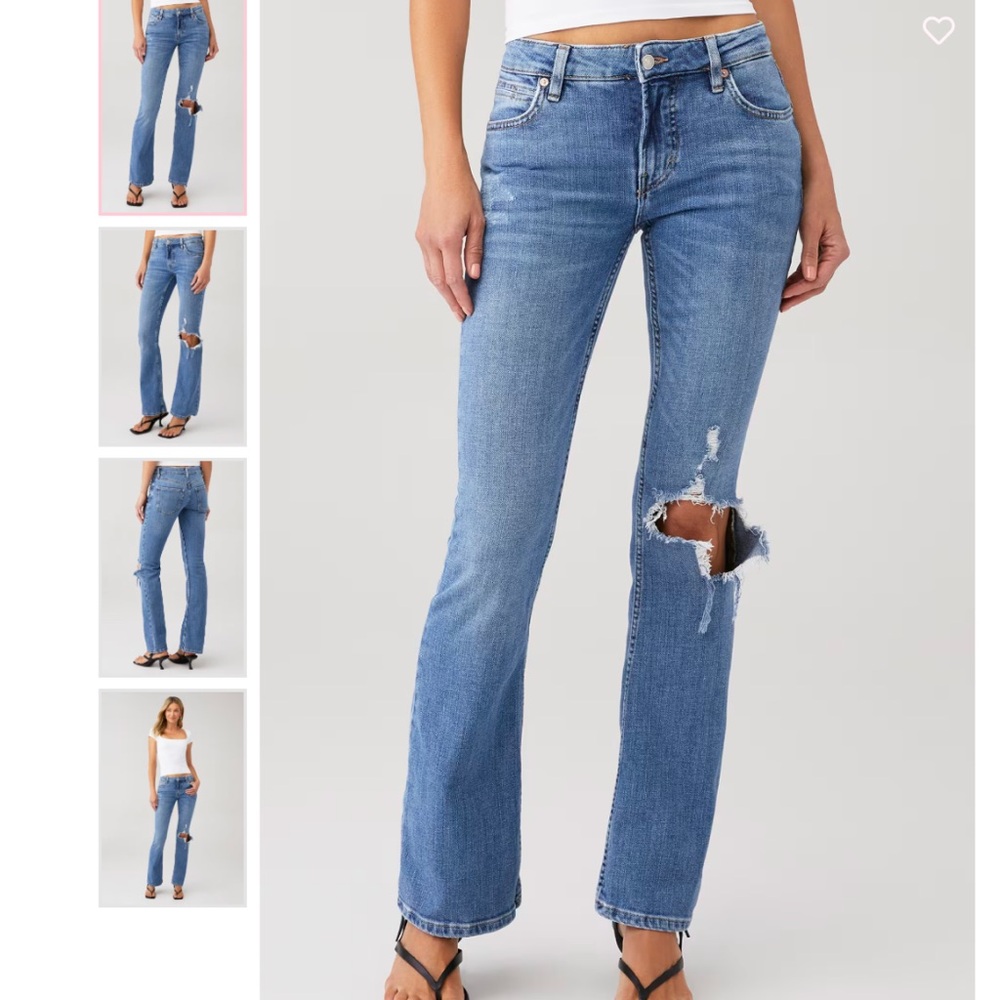 Free People Carmen Low Rise Flare Jeans